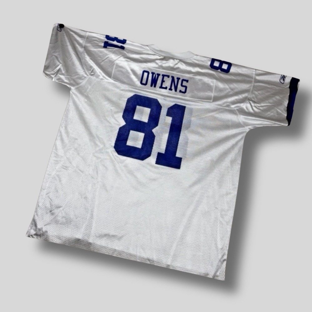 Dallas Cowboys Terrell Owens #81 Jersey XXL Reebok On Field White